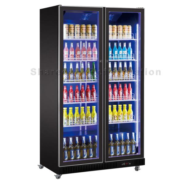 CFC Free Drink Commercial Display Refrigerator 1700L 4 Full Glass Door