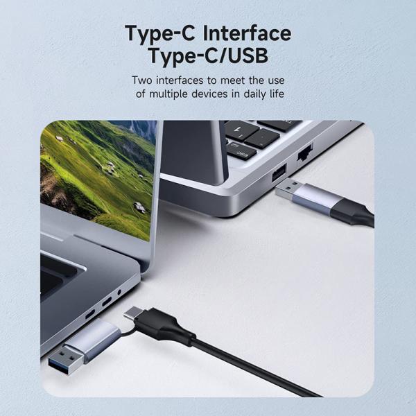 USB-C Type-C на двойной HDMI MST мультимониторный адаптер 4K 60Hz для Windows Android Mac OS