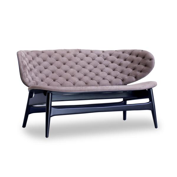 Elegantly Dining Solid Wood Chairs / Wood And Fabric Dining Chairs