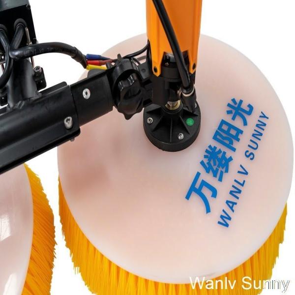 Manul Extension Pole Telescopic Solar Panels Window Cleaning Brush with 3-8 Section Number