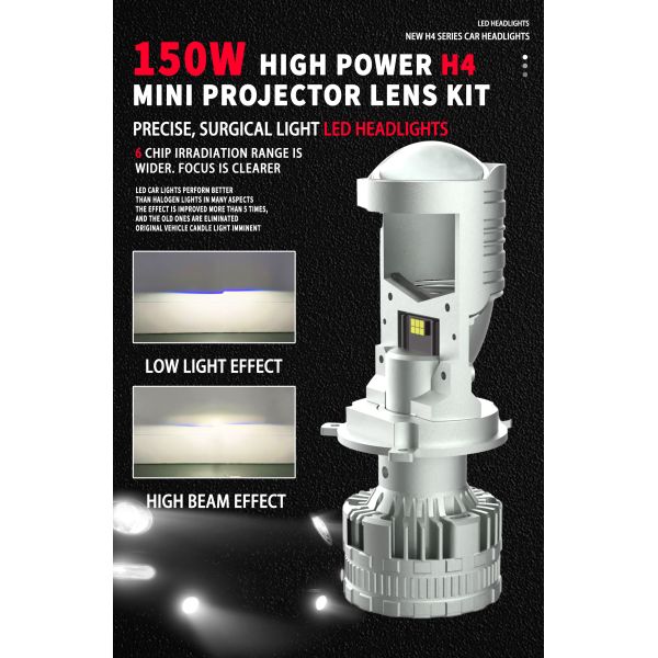IP67 8500LM LED Projector Headlight Bulb Replace Original Car Bulb Automotive Lighting
