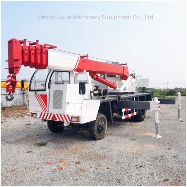 4800 kg Hydraulic Operating Mobile Truck Crane Telescopic Boom with Homemade Chassis