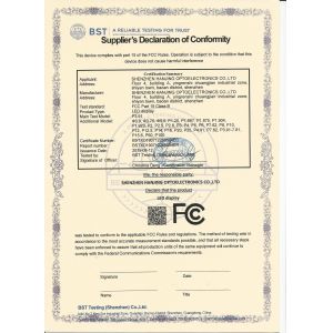 China Shenzhen HANJING Optoeletronics  Co., Ltd. Сертификации