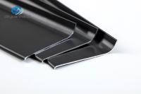 Commercial Aluminum Skirting Board Multiapplication 80mm Height Black Color