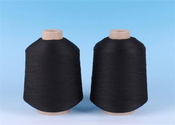 A cor preta Textured o elevado desempenho 75D/72F tingido de DTY o fio de nylon