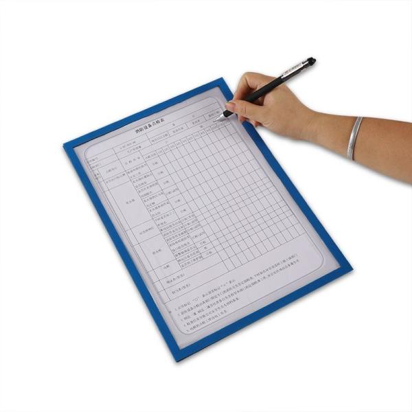 Reusable A4 Wall Document Holder File Display Frame Writable