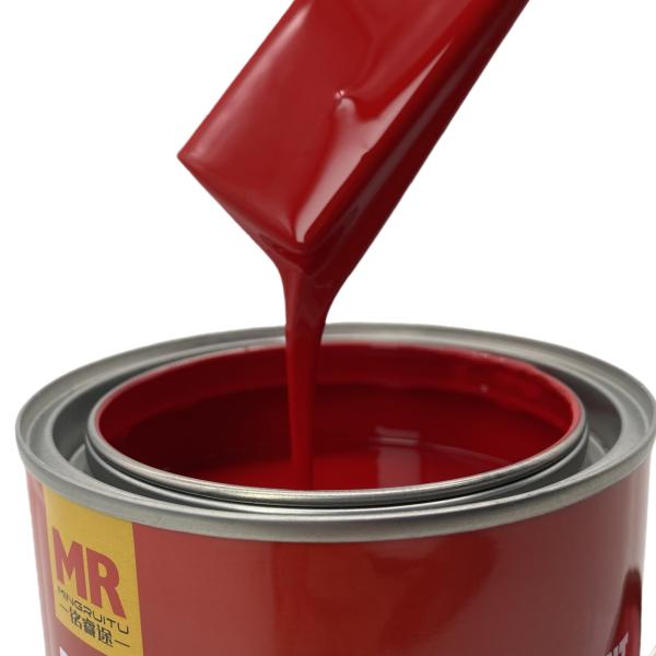 M204 2K Reparación de pintura de automóviles de color rojo 1L / 4L / 20L paquete