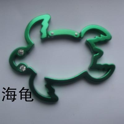 Popular bone shape fashion carabiner key holder manufacture irrregular shape custom hook