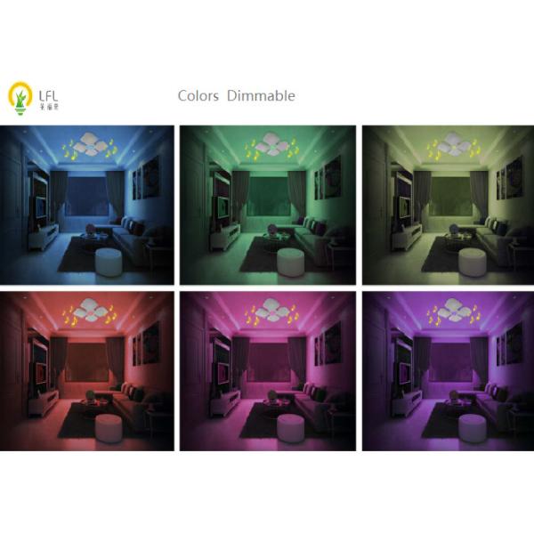 Квадратный цвет музыки изменяя СИД освещает для домашнего материала 4320льм металла