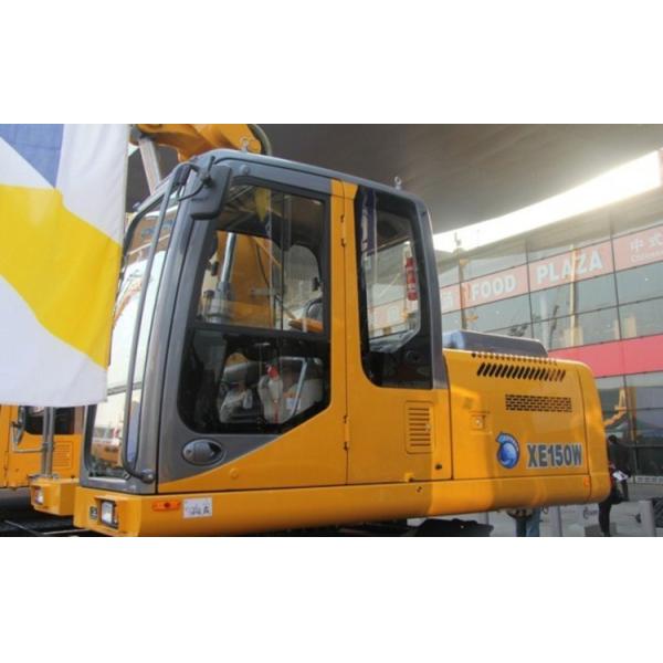 XE150W Excavator heavy Earthmoving Machinery , Road Construction Equipment