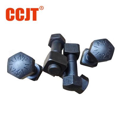 Résistance de l'excavateur 12,9 écrous de boulons pour les excavateurs en acier au carbone PC300/ PC400/ D65/ D85/ D155/ D355/ D375/ D275