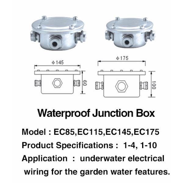 Дя 145мм 175мм Ип68 нержавеющей стали делает распределительную коробку водостойким