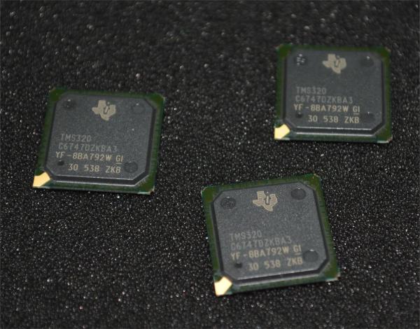 TMS320C6747DZKBA3 456MHz Dual-Core DSP 3648MBPS 32KB L1 Cache 256KB RAM BGA-256 -40°C to +100°C Industrial DSP