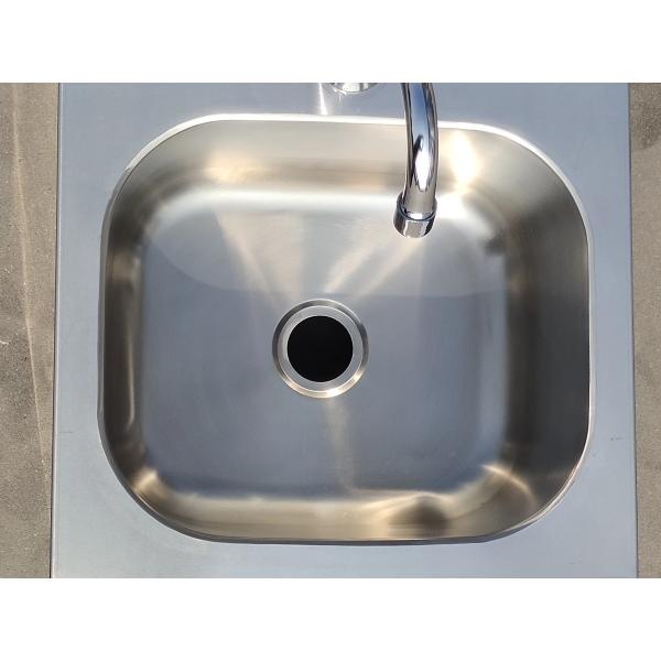 SS304 одноручная раковина Коммерческая раковина из нержавеющей стали