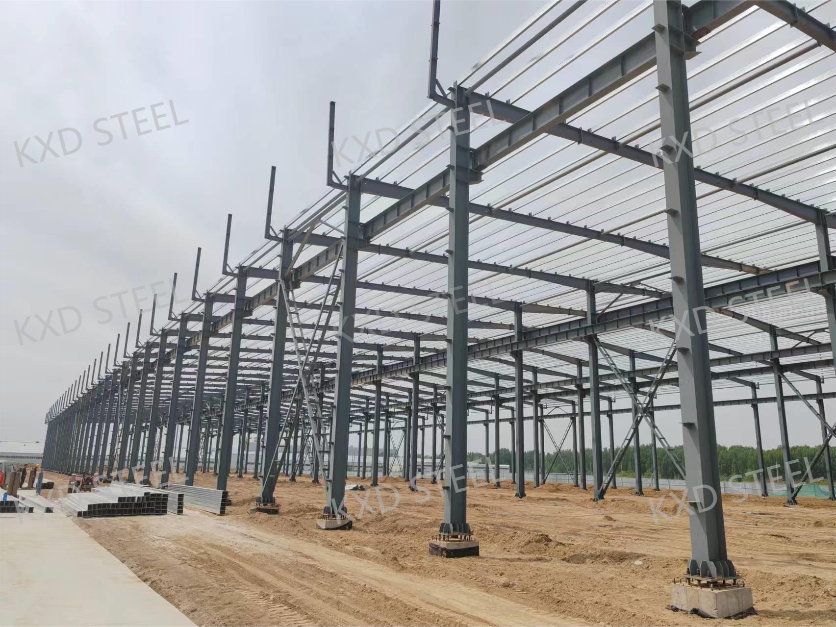 Prefabricated High Quality Metal Steel Frame Warehouse Industrial Workshop Building