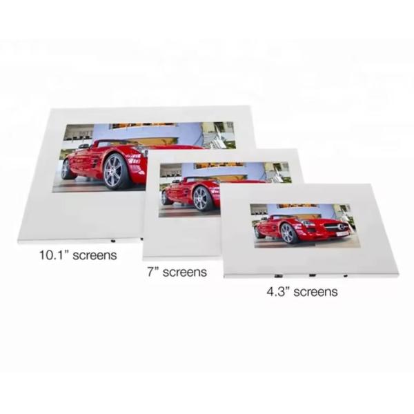 10 inch digital LCD advertising display for retail store, LCD video counter display for promotion
