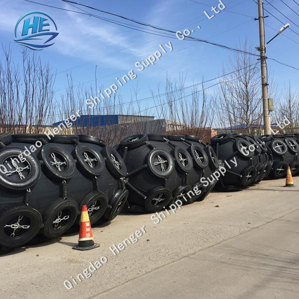3.3*6.5m Black Pneumatic Rubber Fender Natural Rubber Fender Yokohama Fender