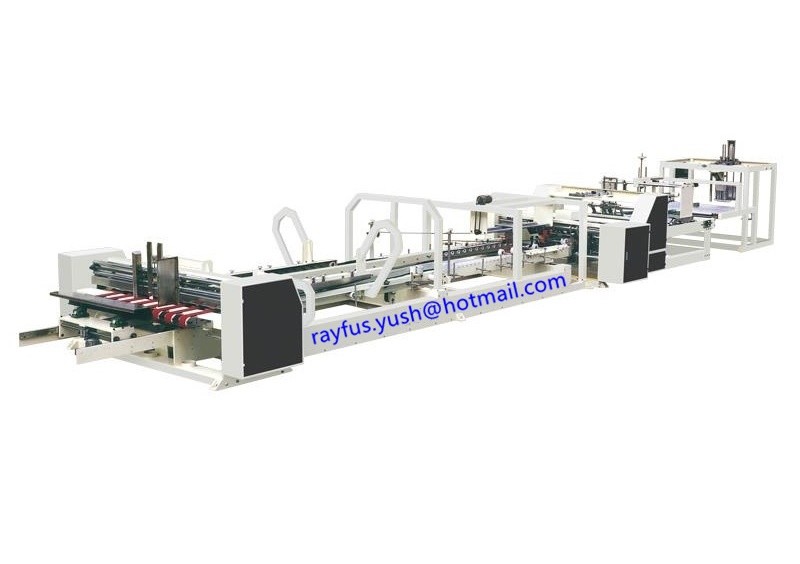 Подгонянная прямая линия папка Gluer совсем последовательно для делать коробки коробки