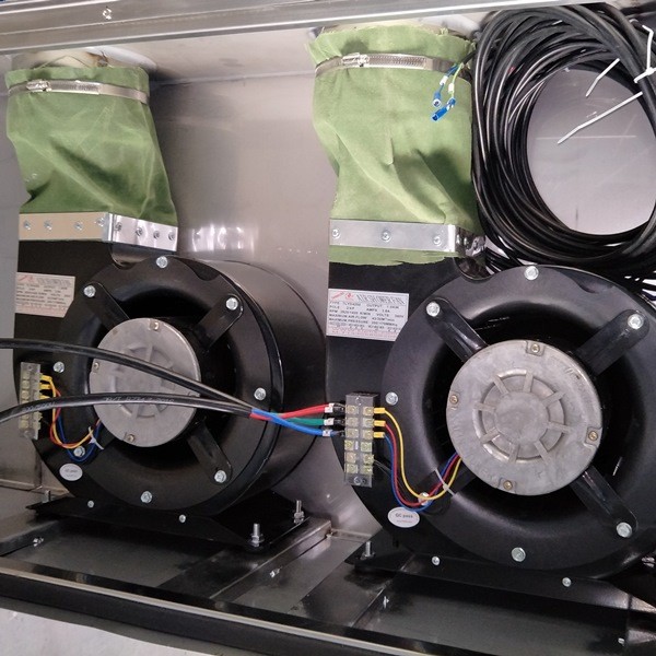 Космос-сбережений нержавеющей стали 304 глубины 4000mm тоннель ливня воздуха полных промышленный с дверями шторки быстрой скорости 1.5kw