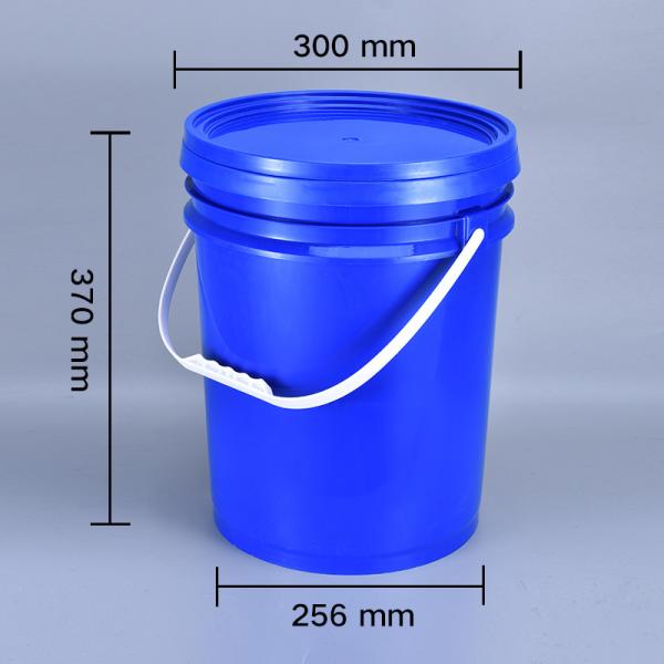 Sample 18L Chemical Large Plastic Water Bucket Pail with Lid and Handle