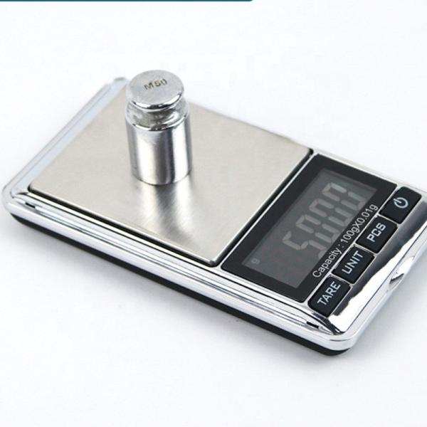 Affichage LCD 500g/0.01 Échelle de bijoux numériques haute précision pour l'électronique Échelle de poids en carats d'or diamanté et support OEM