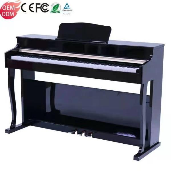China Stage 88 Keys Musical Electric Pianos Mini Keyboard Price Digital-Piano Decorative Red Worlde Baby Grand Digital