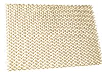 Rede de arame decorativa de bronze de Mesh Room Divider 2mm do metal da cor