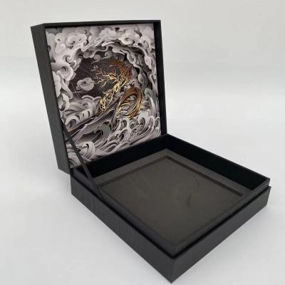 Custom Wholesale Special Decoration Book Styling Gold Foil Packaging Boxes For Brand