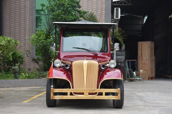 Low Noise Electric Vintage Cars , 8 Person Classic Electric Vehicle For Tourist