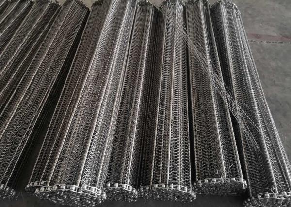 304L Stainless Mesh Conveyor Wire Belt 380V 400MM Width