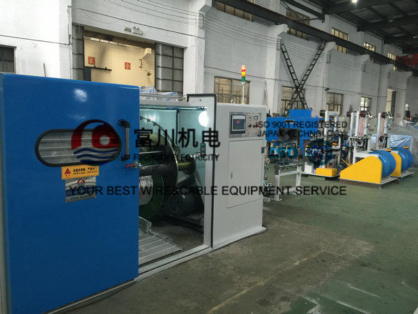 Tinned Wire Double Twist Bunching Machine Twisting Machinery Conductor