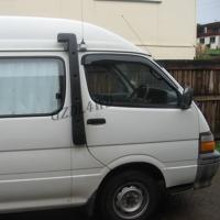 Snorkel de caminhão Toyota 4x4 preto texturizado para Jinbei Hiace
