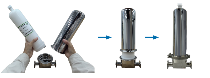 5 inches and 10 inches PRI Series-Integrated Saccular Filter Cartridge used for slurry filtration