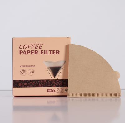 White V60 Drip Filter 110x156 mm V02 Coffee Filter Rolling Papers