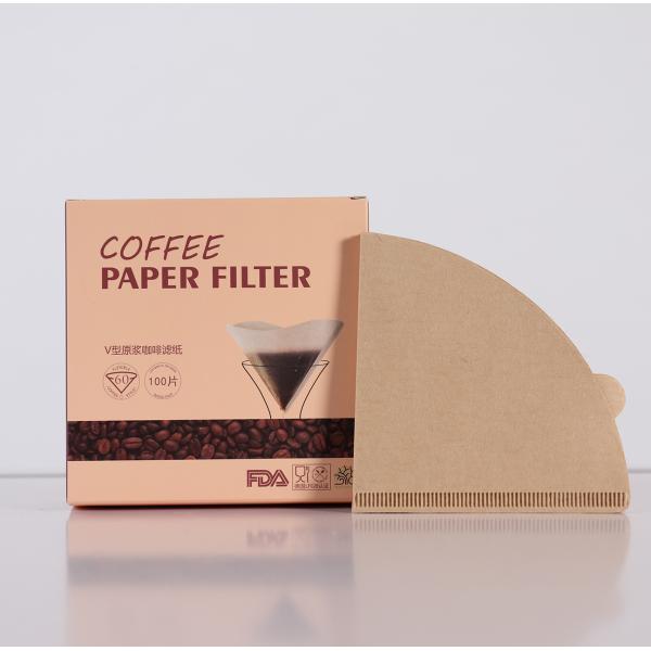 Dripper фильтровальных бумаг V60 машины кофе древесины девственницы 02
