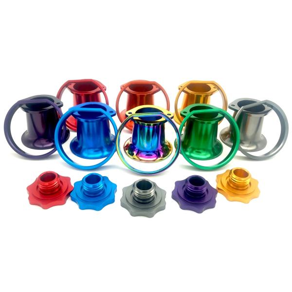 Precision Anodized CNC Aluminum Parts Silver CNC Machining Service