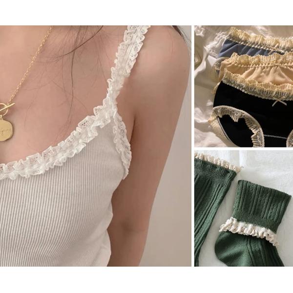 Stretchable выпушка шнурка вязания крючком для шали, геометрической ленты шнурка вязания крючком