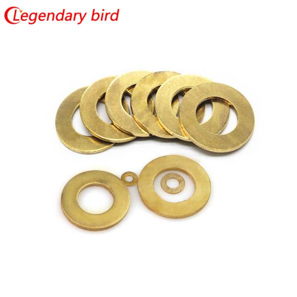 China manufactures metal spring round bolts nuts copper washer flat bronze Washer