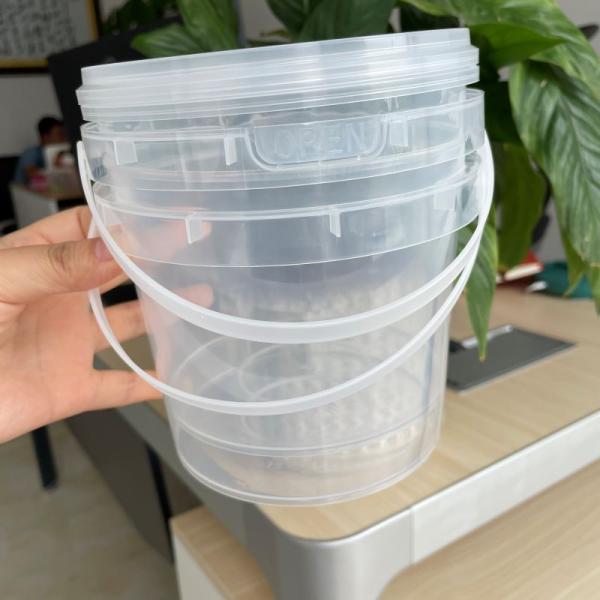 1.0MM Thickness Food Storage Bucket with Custom Printed Design Free Sample Provided