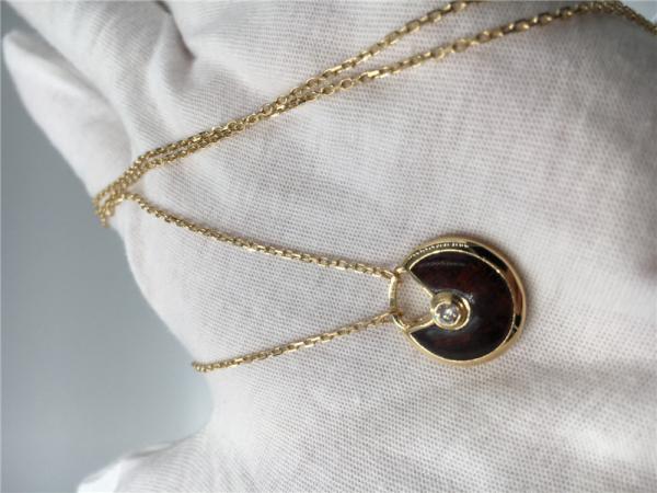 pendente da colar de 18K Rose Gold Luxury Gold Jewelry 0,09 quilates de diamante