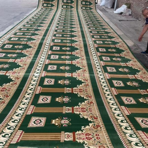 Wall to Wall Floor Covering Soft Mosque Carpet in Many Colors and PET FRIENDLY Design