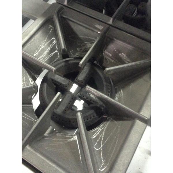 Commercial Cooking Lines , Free Standing 4 / 6 American Burners Gas Range With Oven