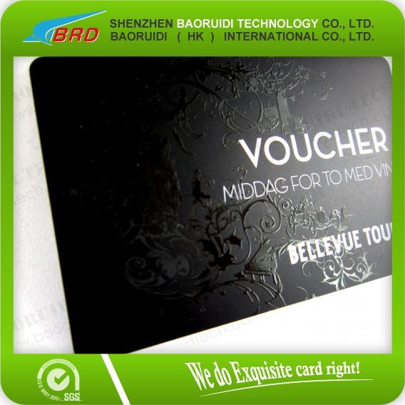Good Promotional Products Plastic PVC UV Coating  Business Card