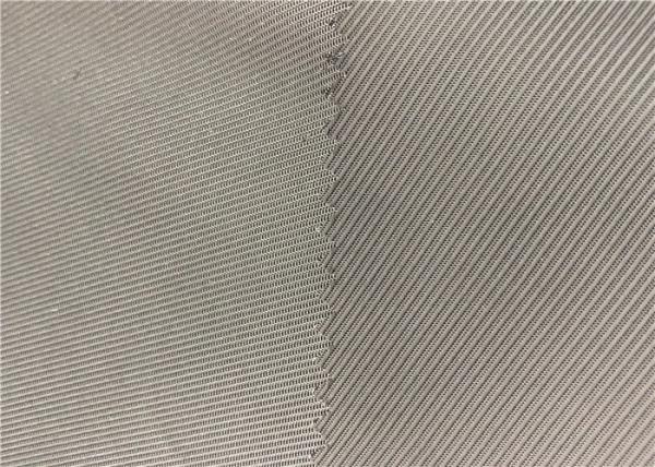 Good Stability 100 Polyester Fabric 5/1 Twill Sunshine Resistant With Memory Effect