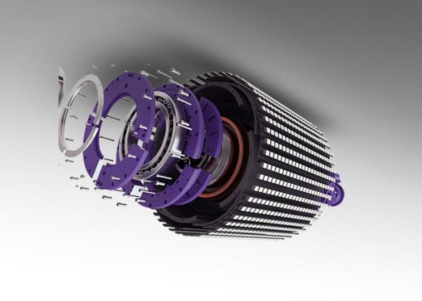 Permanent Magnet Drive Belt Conveyor Motor 90% System Efficiency 380V