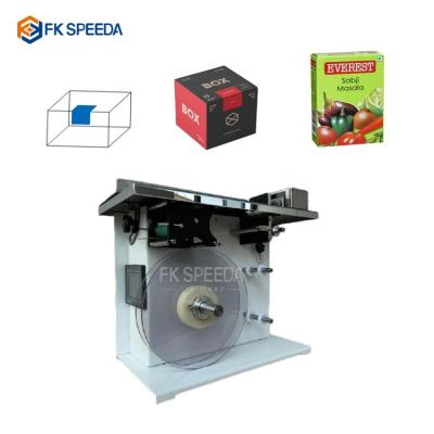 FK Máquina de rotulagem de adesivos de canto direito manual semiautomática para necessidades de projeto