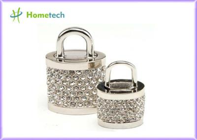 Bâton instantané d'USB 2,0 à grande vitesse de diamant du diamant 16GB, commande en cristal d'instantané d'USB de serrure