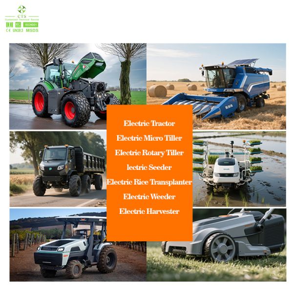 CTS 600V 700V 800V LiFePO4 Battery Pack for Farm Machinery Harvest Equipment