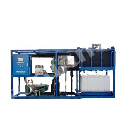 Máquina de gelo de bloco de 1800*1200*2000mm com refrigeração direta da Focusun 6kw Power