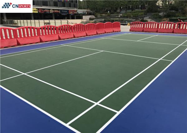 SPU Outside Basketball Court Flooring , IAAF Backyard Multi Sport Court